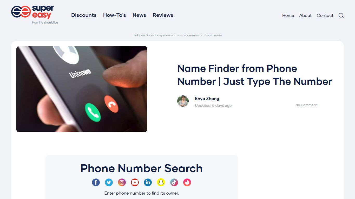 Name Finder from Phone Number | Just Type The Number
